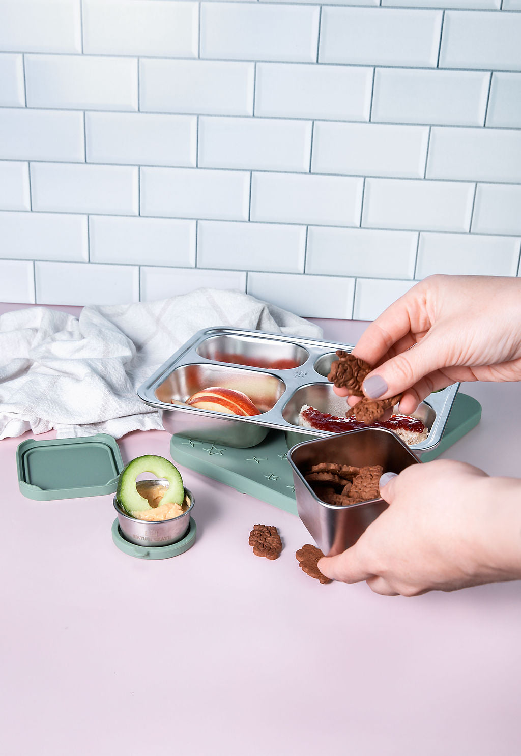 Nature Crate Stainless Steel Lunch Box for Kids