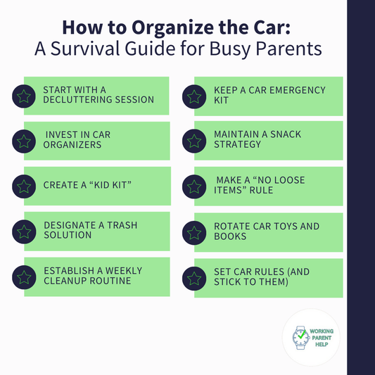 How To Organize the Car: A Survival Guide for Busy Parents