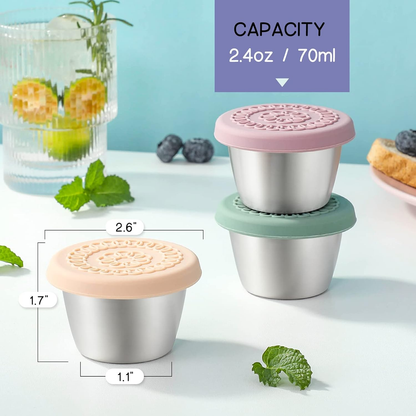 Stainless Steel Sauce Containers