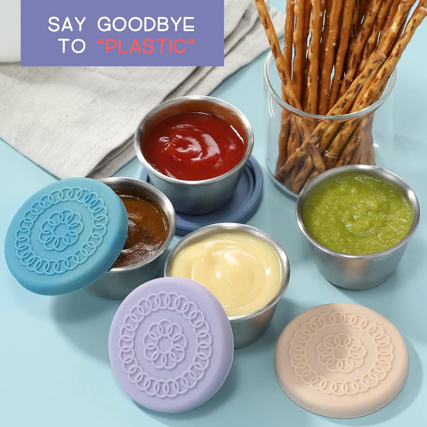 Stainless Steel Sauce Containers