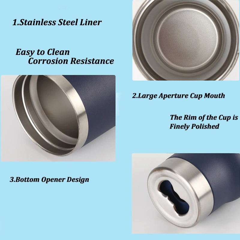 Stainless Steel Thermos for Cans and Bottles Cooling