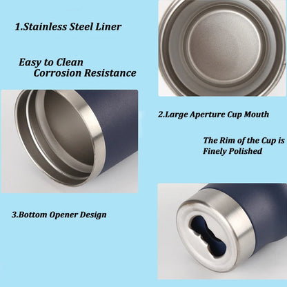 Stainless Steel Thermos for Cans and Bottles Cooling