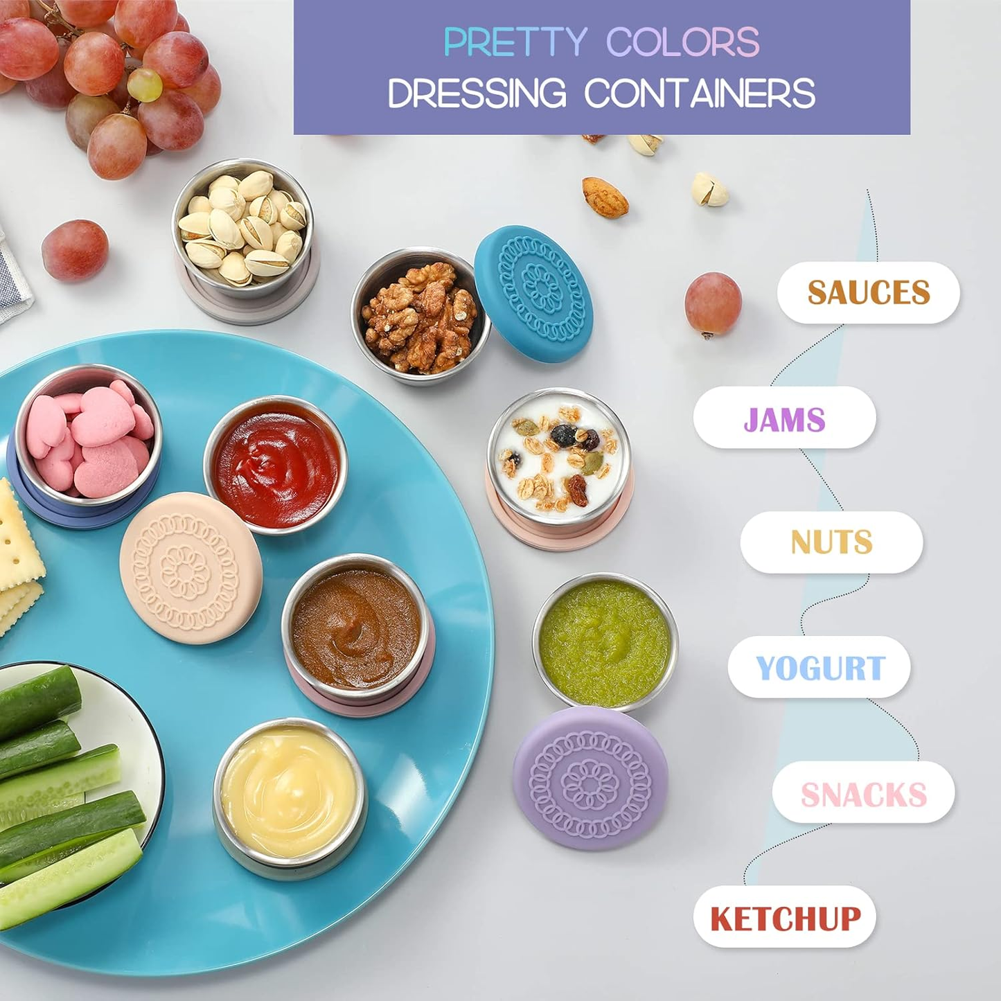 Stainless Steel Sauce Containers