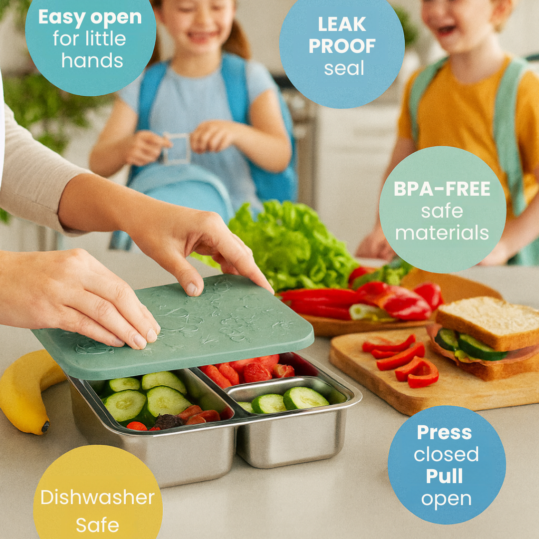 Nature Crate Stainless Steel Lunch Box for Kids