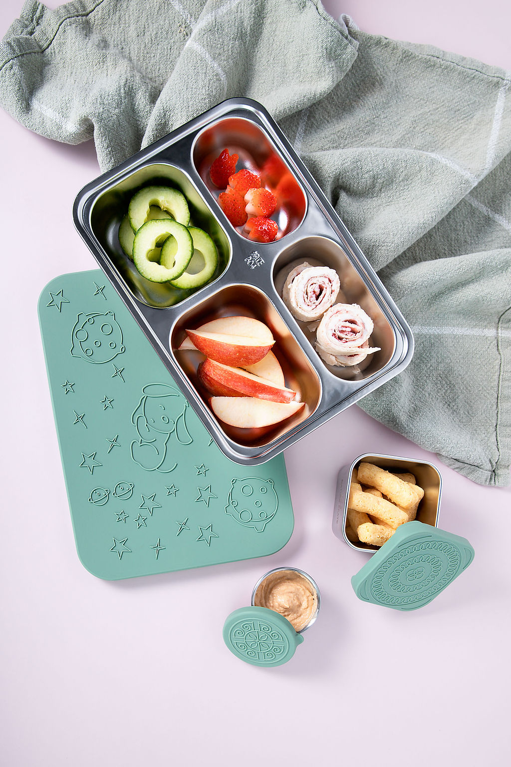 Nature Crate Stainless Steel Lunch Box for Kids